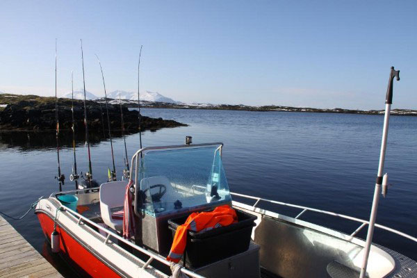Kaasbøll 19' Angelboot im Hafen