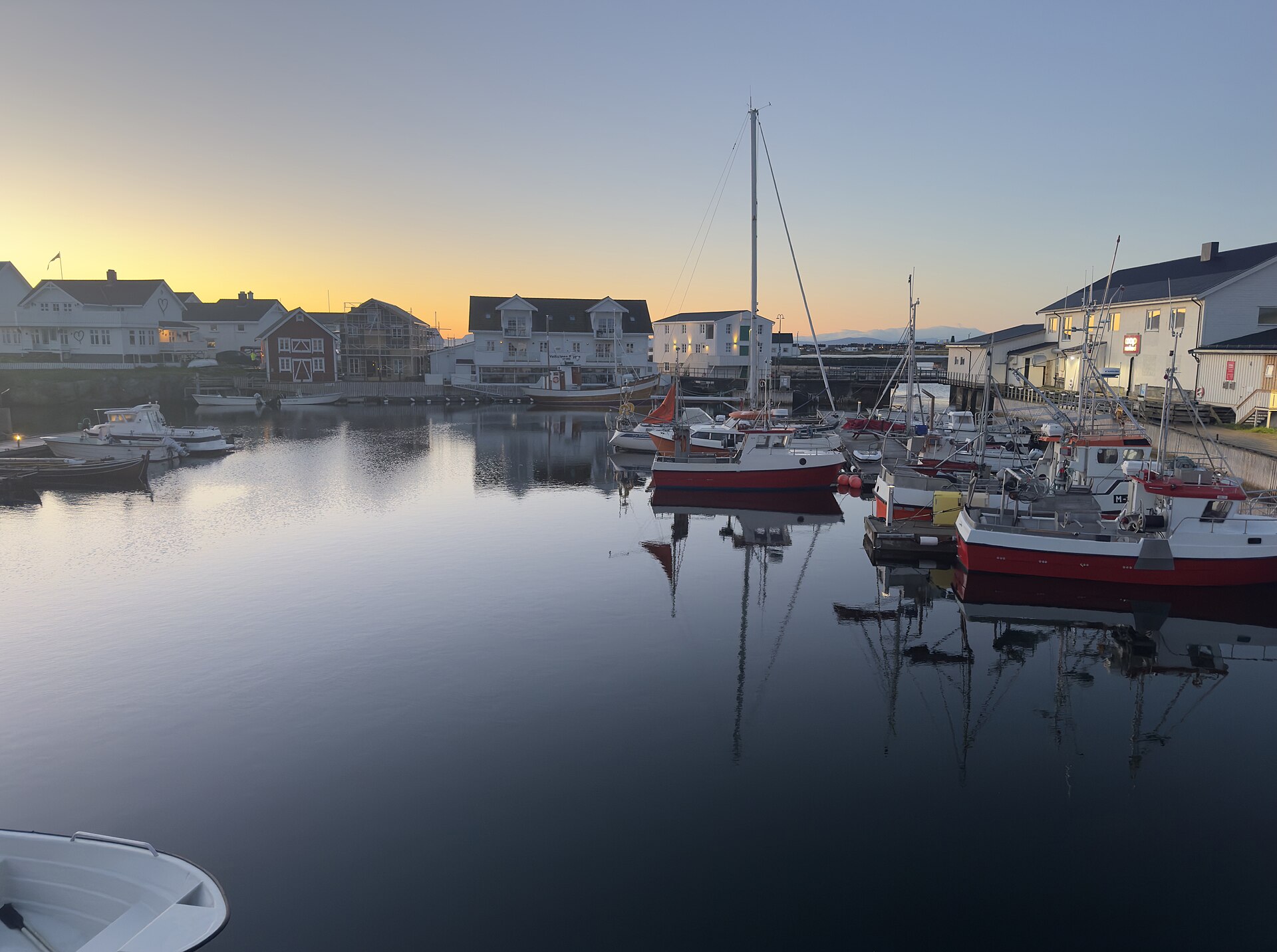 Sonnenaufgang in Veiholmen
