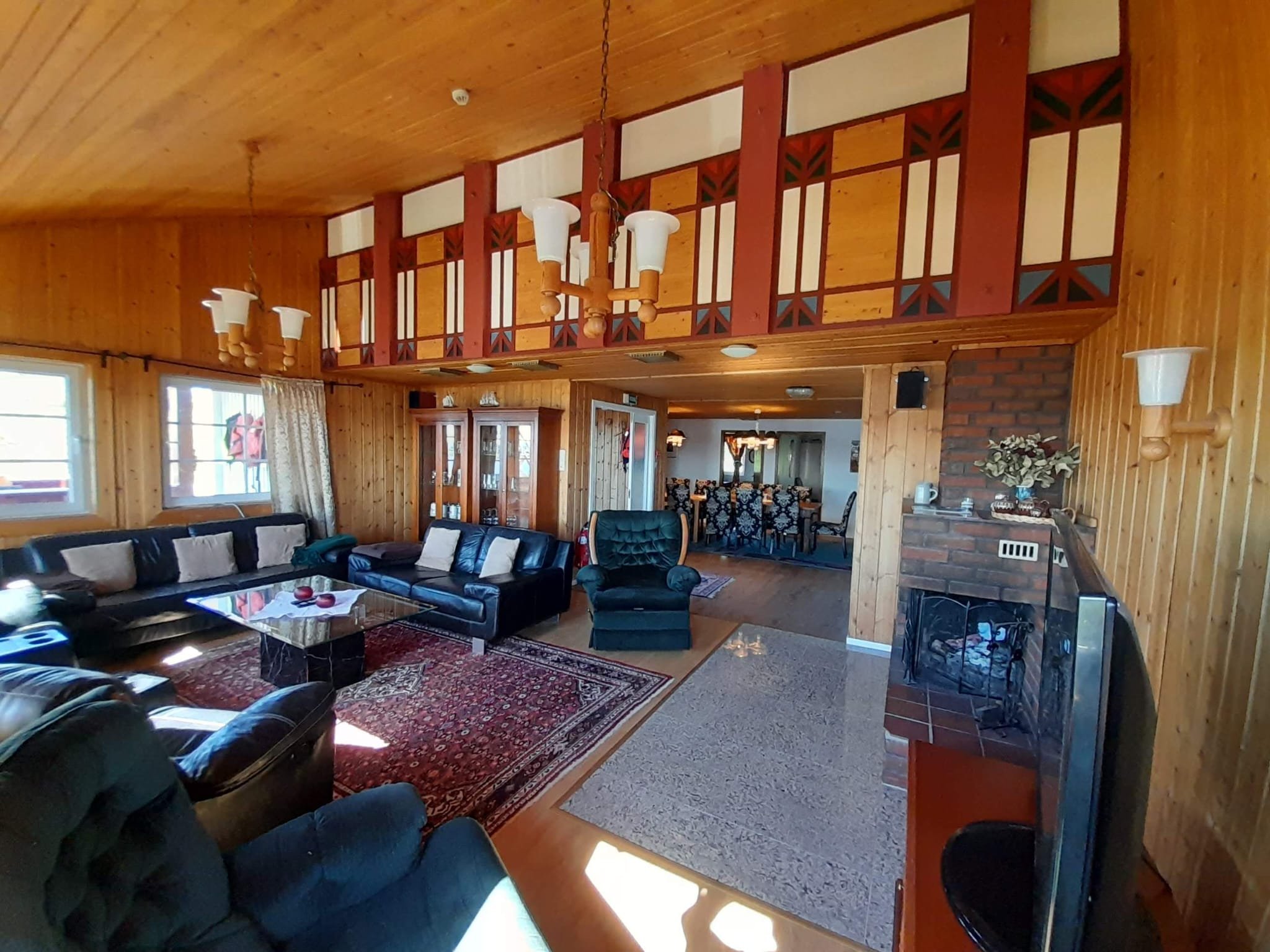 Innenraum einer Ferienwohnung am Smøla Feriesenter